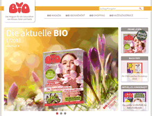 Tablet Screenshot of biomagazin.de